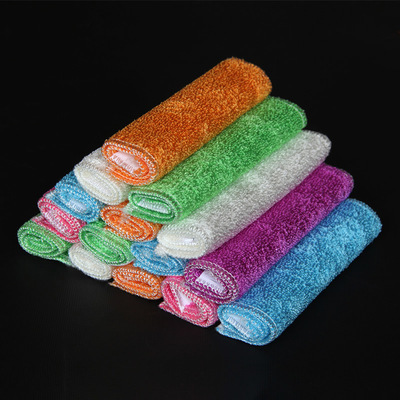 厂家直销竹纤维洗碗布 不沾油、厚实耐用，批发首选